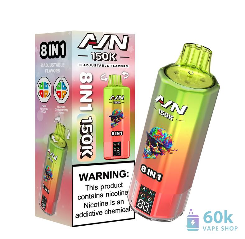 Aivono Aim 150K Puffs Disposable Vape - 58ml E-liquid, 4 Mesh Coils - Pilt 4