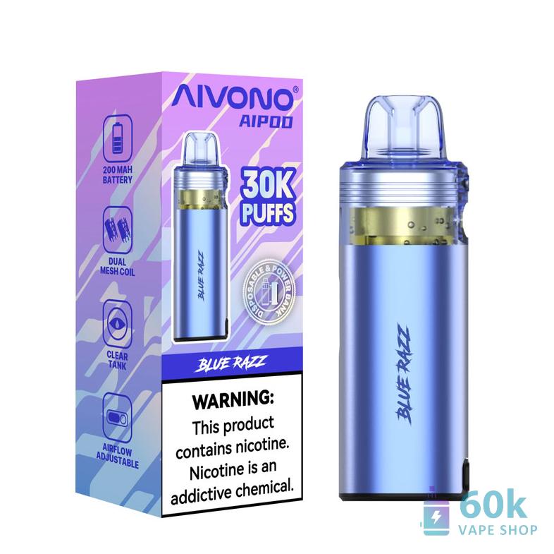 Aivono AIM AIPOD 30000 Disposable Vape | 30K Puffs, Rechargeable, 15ml - Obrázek 6