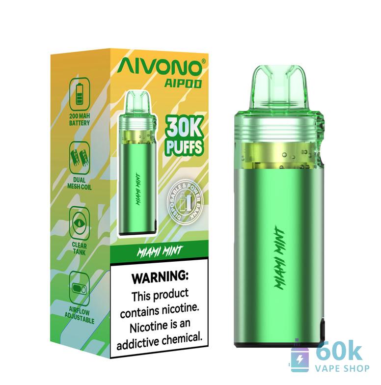 Aivono AIM AIPOD 30000 Disposable Vape | 30K Puffs, Rechargeable, 15ml - Obrázek 2