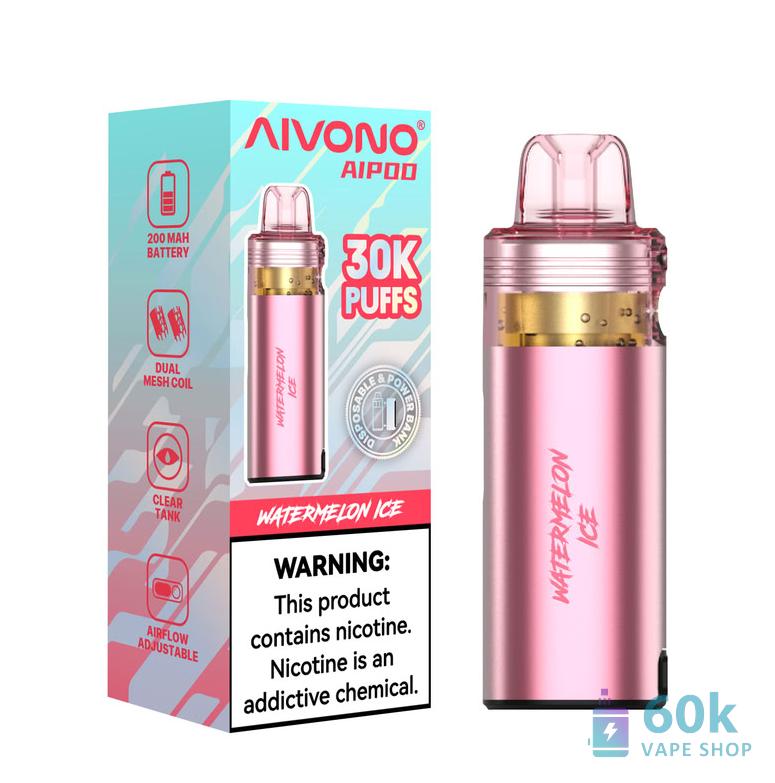 Aivono AIM AIPOD 30000 Disposable Vape | 30K Puffs, Rechargeable, 15ml - Obrázek 5