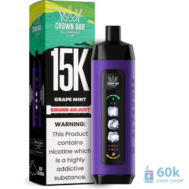 Alfakher ICE ADJUST 15000 Disposable Vape - 15,000 Puffs, Dual Mode, 45+ Flavors - Vaizdas 5