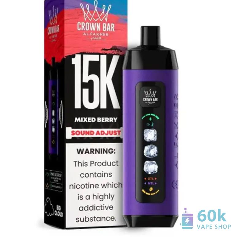 Alfakher ICE ADJUST 15000 Disposable Vape - 15,000 Puffs, Dual Mode, 45+ Flavors - Vaizdas 6