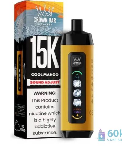 Alfakher ICE ADJUST 15000 ühekordselt kasutatav Vape - 15,000 Puffs, Dual Mode, 45+ maitset