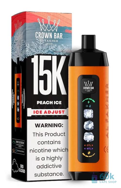 Alfakher ICE ADJUST 15000 Disposable Vape - 15,000 Puffs, Dual Mode, 45+ Flavors - Vaizdas 4