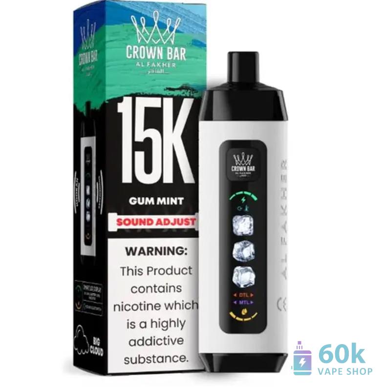 Alfakher ICE ADJUST 15000 Disposable Vape - 15,000 Puffs, Dual Mode, 45+ Flavors - Vaizdas 3