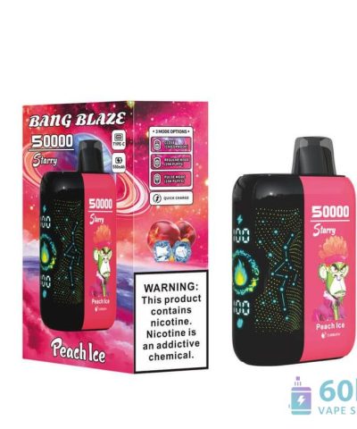Bang Blaze 50000 Puffs ühekordselt kasutatav Vape - laetav ja kohandatav