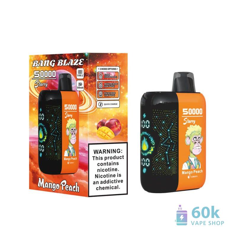 Bang Blaze 50000 Puffs Disposable Vape - Rechargeable & Customizable - Vaizdas 6