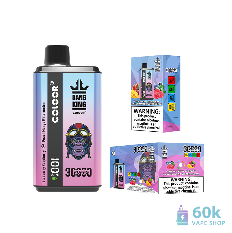 Bang King 30000 Double Flavor Disposable Vape Pen with Nicotine Options - Pilt 3