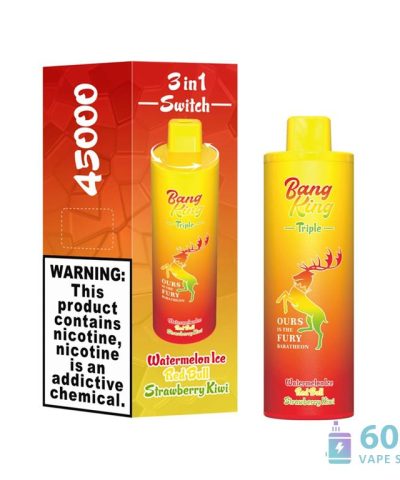 Bang King 45000 Triple Flavors ühekordselt kasutatav Vape - 45K Puffs