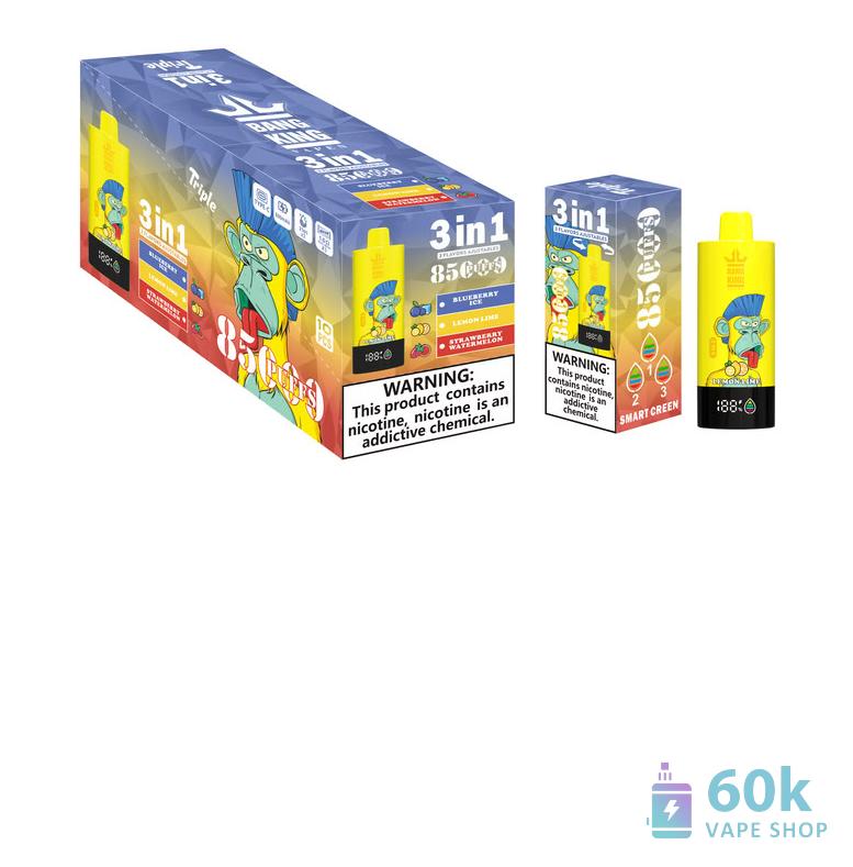 Bang King 85000 Puff Disposable Vape - Triple Flavor Pods & 85K Puffs - Obraz 2