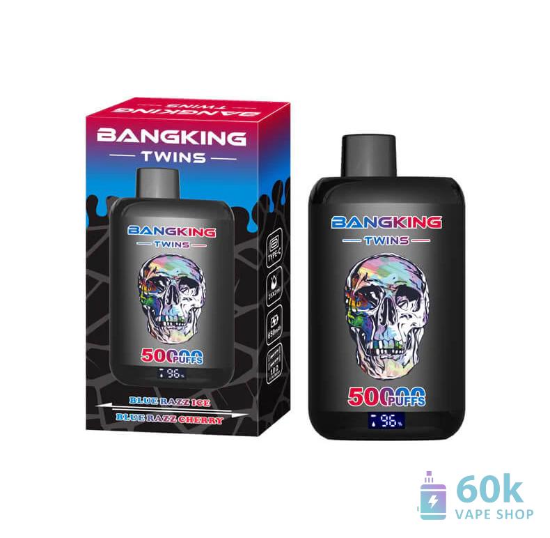 Bang King Twins 50K Puff Disposable Vape - Dual Flavor Rechargeable - Billede 6
