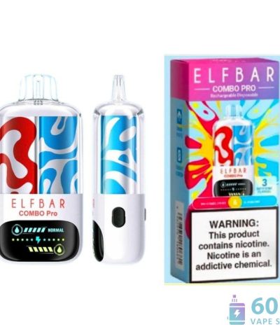 Elfbar Combo Pro 30000 Disposable Vape - 30K Puffs, 3 Modes & 22mL Pre-filled alternatiivne vaade
