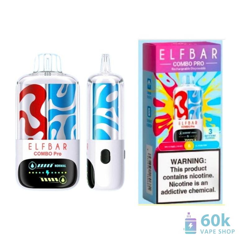 Elfbar Combo Pro 30000 Disposable Vape - 30K Puffs, 3 Modes & 22mL Pre-filled - зображення 2