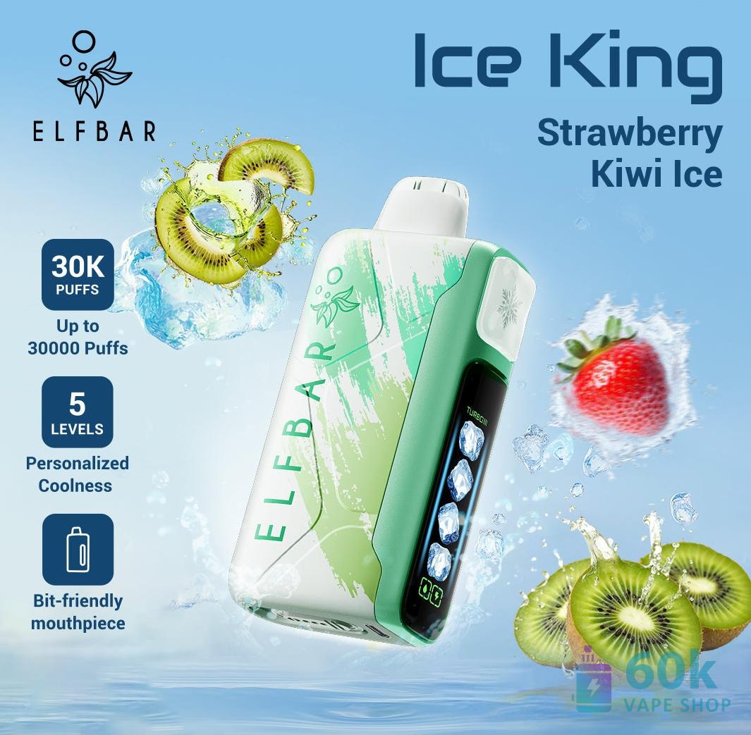 Elfbar Ice King 30000 Disposable Vape - Rechargeable 30K Puffs - Pilt 2