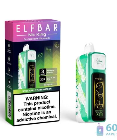 Elfbar Nic King 30000 Puffs ühekordselt kasutatav Vape - 5% nikotiin, pikaealine