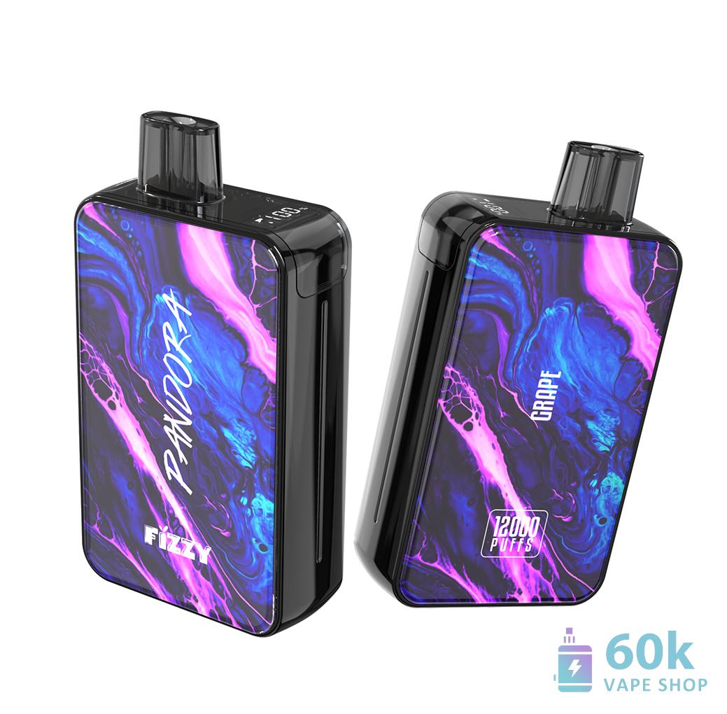 "Fizzy Pandora" 12000 įkroviklių - įkraunamas, 2%/5% nikotino