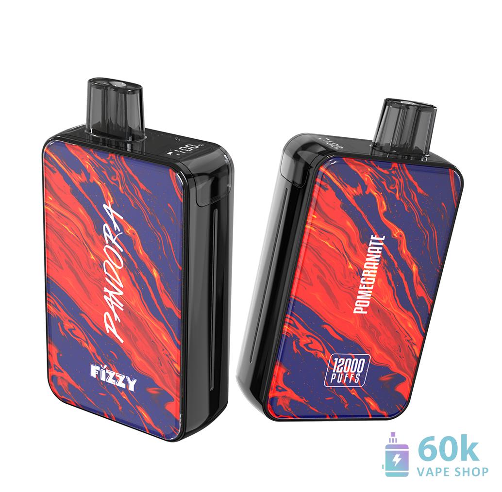 Fizzy Pandora 12000 Puffs Disposable Vape - Rechargeable, 2%/5% Nicotine - Vaizdas 5
