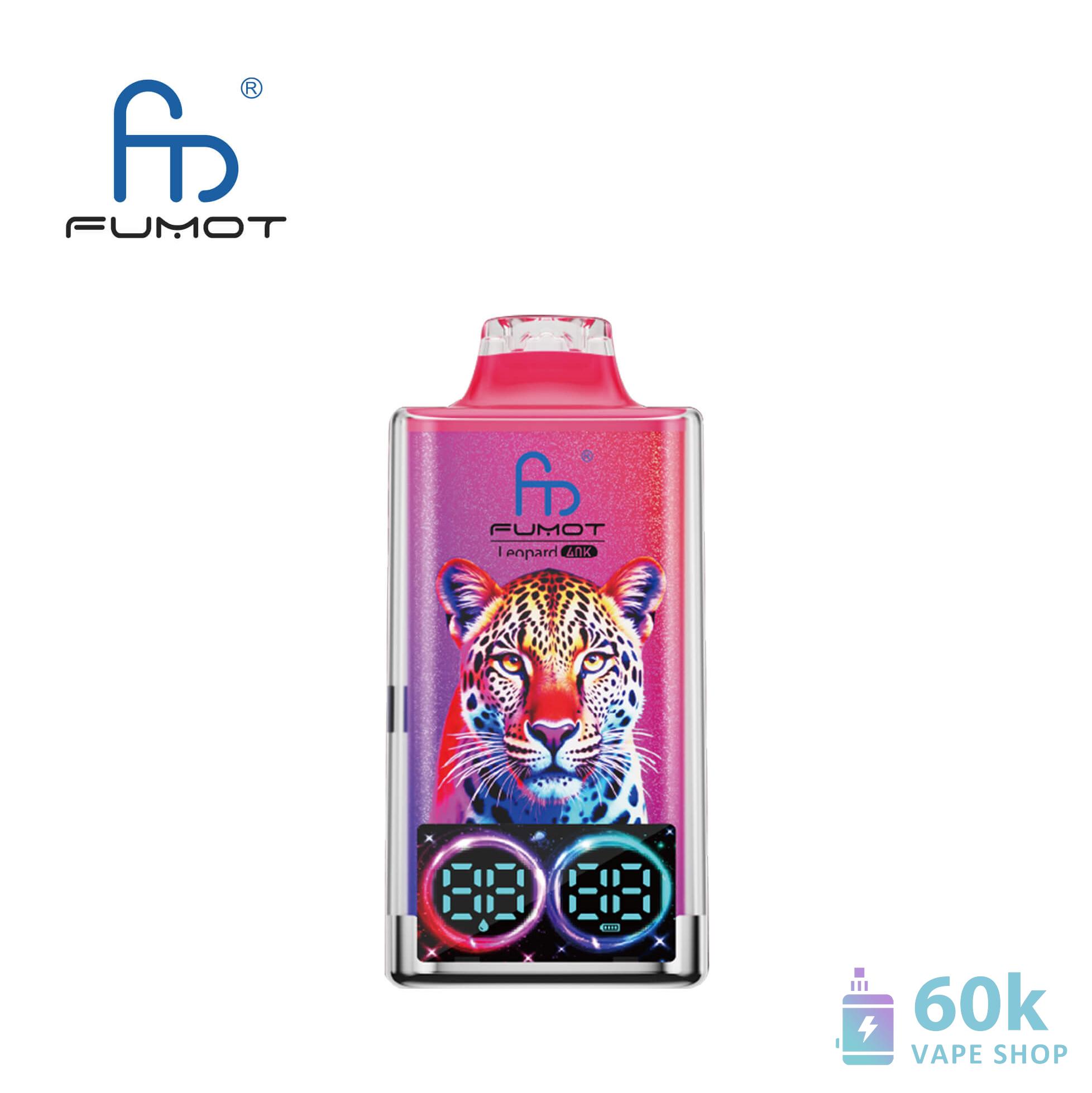Fumot Leopard 40000 Disposable Vape with LED Screen & 40K Puffs - Image 4