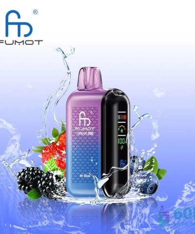 Fumot Tornado 20000 ühekordselt kasutatav Vape - Smart LED ekraan & 20000 Puffs