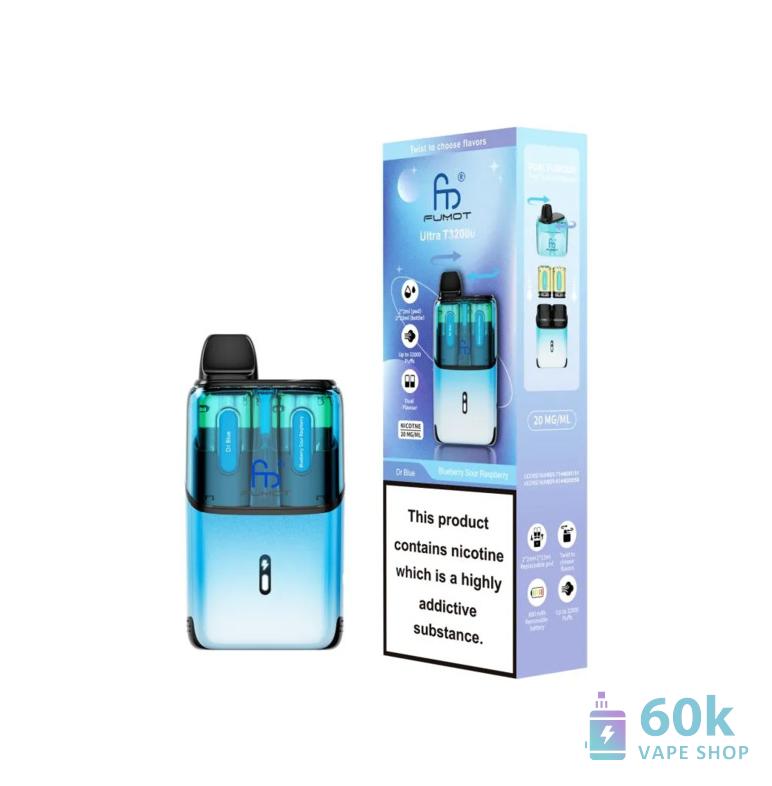 Fumot Ultra 32000 Pod Kit | 32K Puffs, 20mg Nicotine Salt, Rechargeable - Obrázek 6