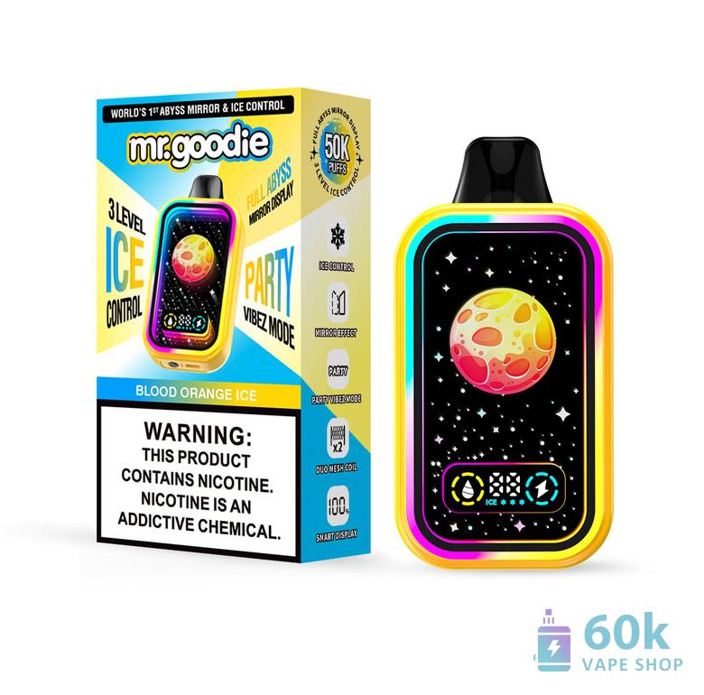 Mr.Goodie Abyss Mirror Vape - 50,000 Puffs, Mirror Display, Salt Nicotine - зображення 4