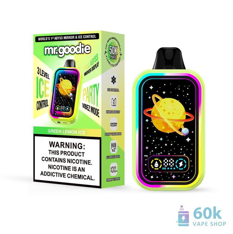 Mr.Goodie Abyss Mirror Vape - 50,000 Puffs, Mirror Display, Salt Nicotine - зображення 3