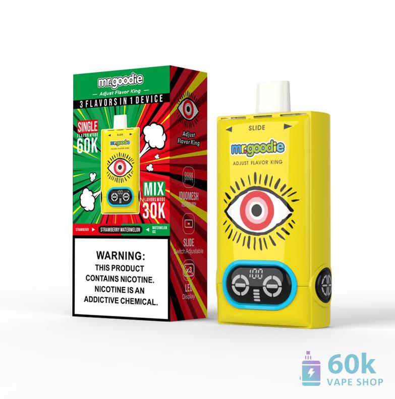 Mr. Goodie Adjust Flavor King: Triple Flavor 60,000 Puff Disposable Vape - Imagem 4