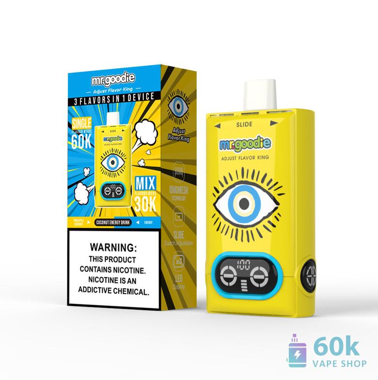 Mr. Goodie Adjust Flavor King: Triple Flavor 60,000 Puff Disposable Vape - Imagem 2