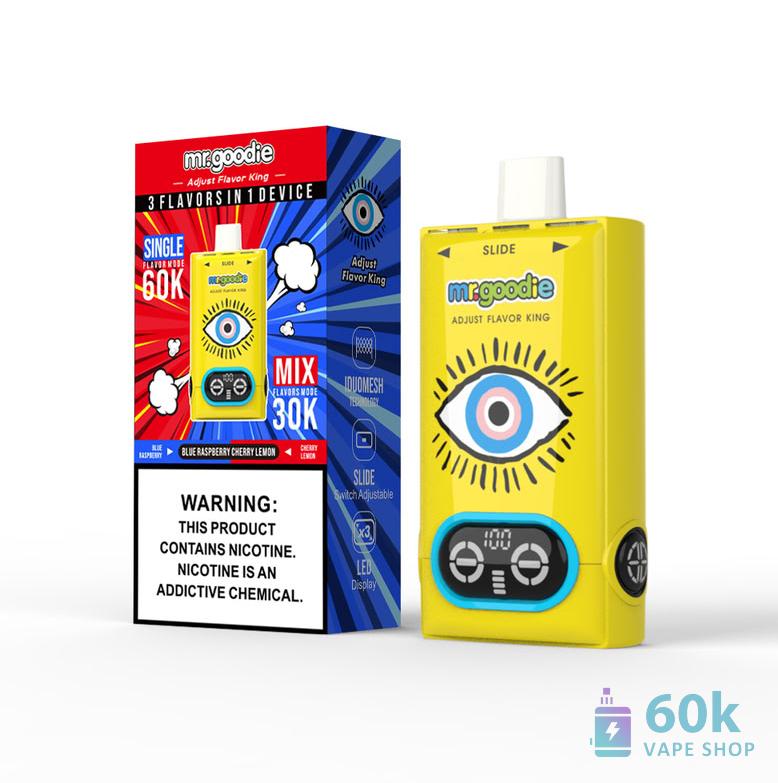 Mr. Goodie Adjust Flavor King: Triple Flavor 60,000 Puff Disposable Vape - Imagem 5