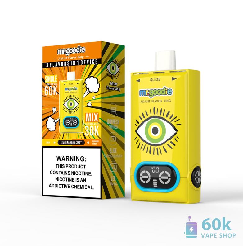 Mr. Goodie Adjust Flavor King: Triple Flavor 60,000 Puff Disposable Vape - Imagem 6