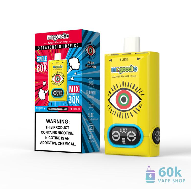 Mr. Goodie Adjust Flavor King: Triple Flavor 60,000 Puff Disposable Vape - Imagem 3