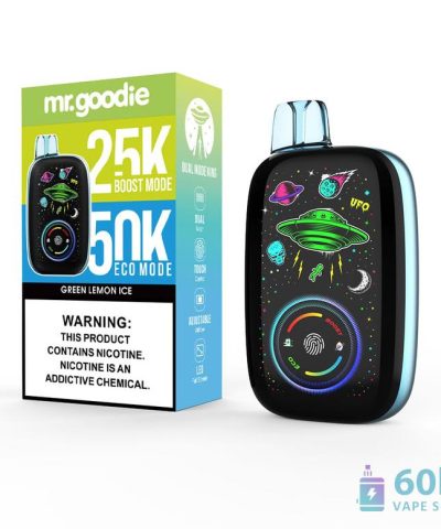 Mr. Goodie Dual Mode King - mitmekülgne ühekordselt kasutatav Vape 50K Puffs