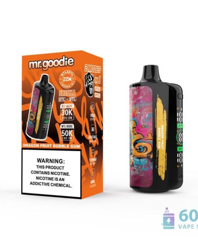 Mr. Goodie SHISHA Dual-Mode Disposable Vape - 50K Puffs, Adjustable Airflow alternatiivne vaade