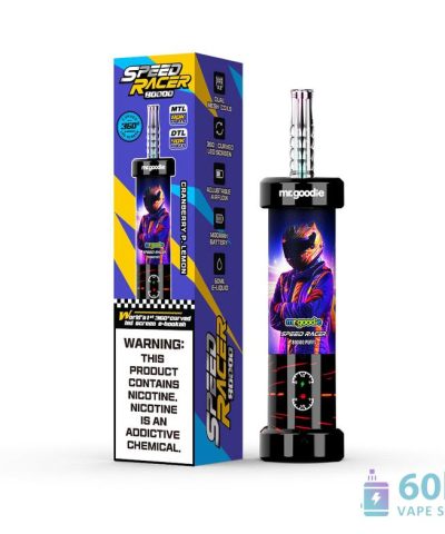 Mr.Goodie Speed Racer Dual Mode Disposable Vape - 80K Puffs, 50ml E-liquid alternatiivne vaade