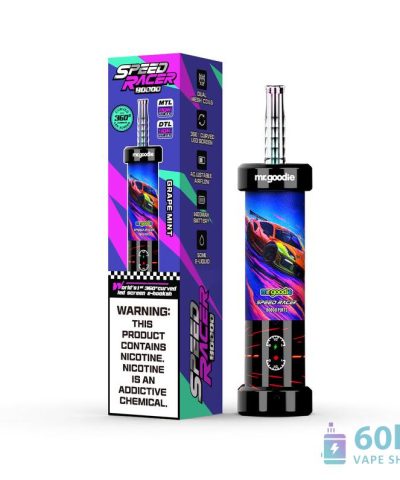 Mr.Goodie Speed Racer Dual Mode ühekordselt kasutatav Vape - 80K Puffs, 50ml E-vedelik