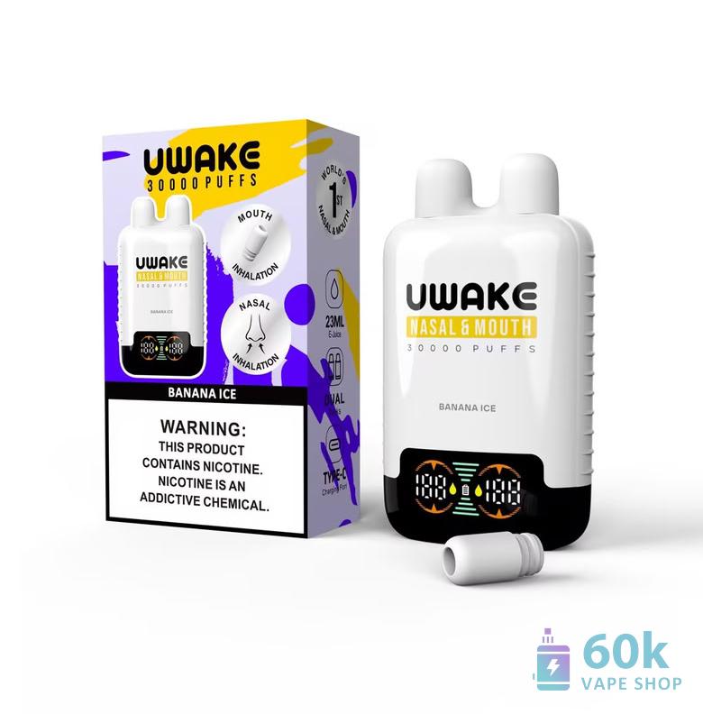 Mr. Goodie UWAKE Dual Tank Smart Screen Disposable Vape - 30,000 Puffs - Imagem 6