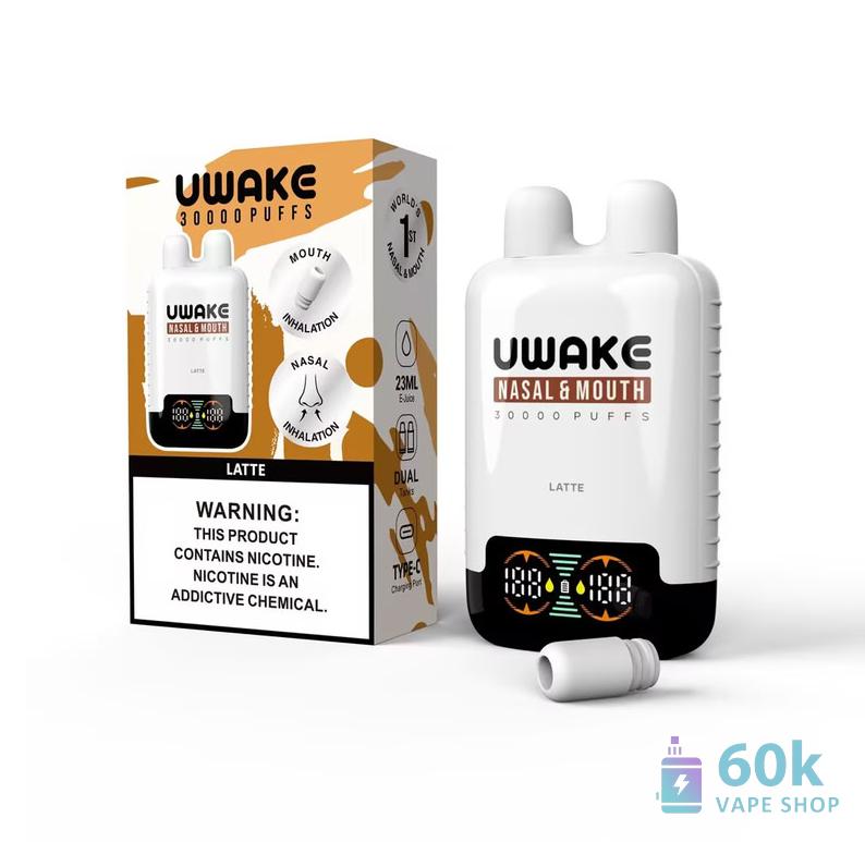 Mr. Goodie UWAKE Dual Tank Smart Screen Disposable Vape - 30,000 Puffs - Imagem 5