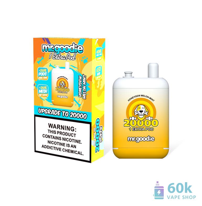 ミスター・グッディー VM008 使い捨てベイプ - 20,000パフ、デュアルポッド、12フレーバー