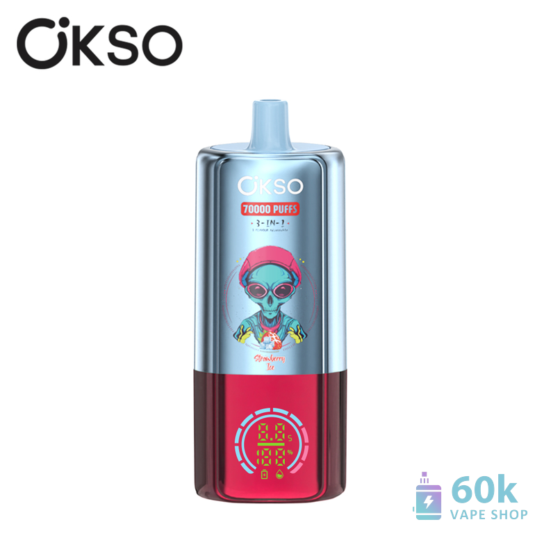 OKSO 3in1 70000 Disposable Vape - 70000 Puffs, Triple Mesh Coil – Bild 3