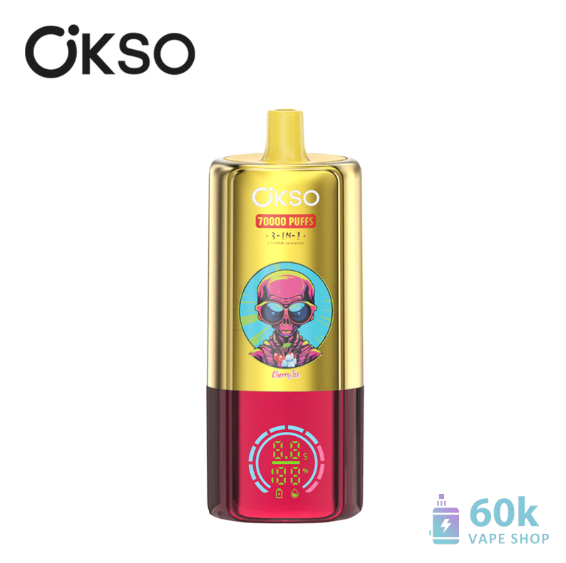 OKSO 3in1 70000 Disposable Vape - 70000 Puffs, Triple Mesh Coil – Bild 6