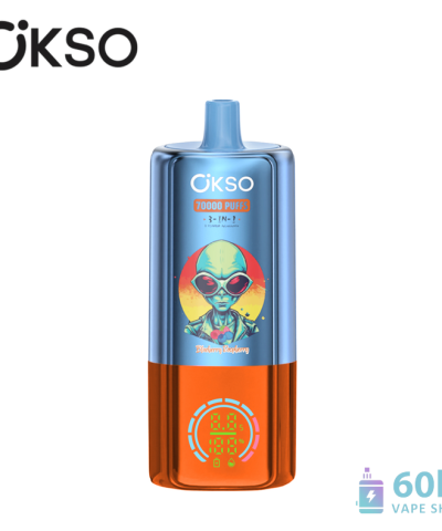 OKSO 3in1 70000 Disposable Vape - 70000 Puffs, Triple Mesh Coil alternatiivne vaade