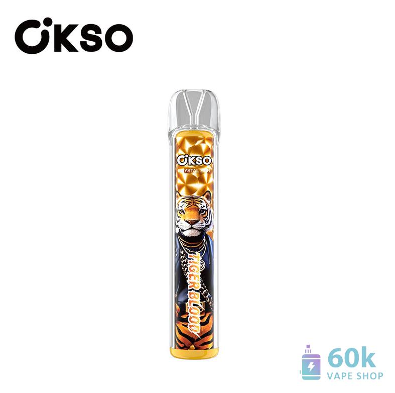 OKSO Crystal Bar 800 Disposable Vape | 800 Puffs Portable Mesh Coil Device - 画像3