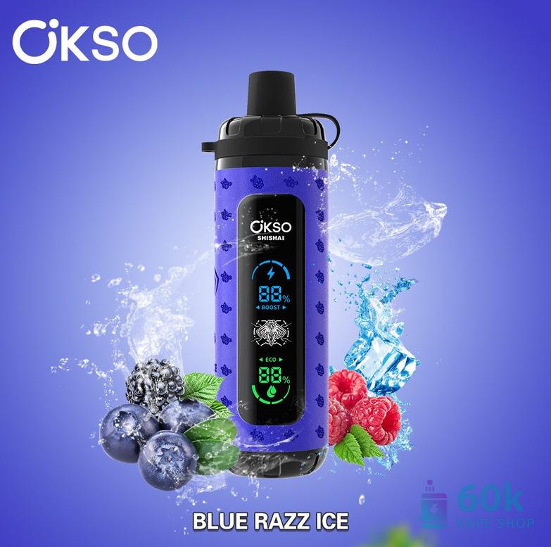 OKSO Shisha Max 40K Disposable Vape - Up to 40,000 Puffs with Mesh Coil - Pilt 6