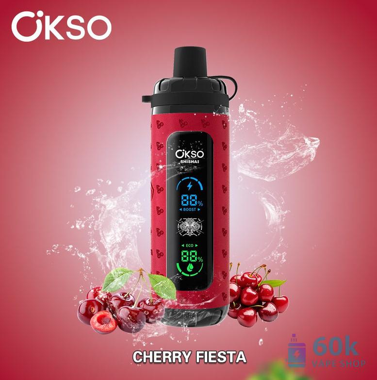 OKSO Shisha Max 40K Disposable Vape - Up to 40,000 Puffs with Mesh Coil - Pilt 5