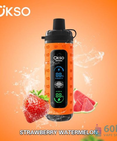 OKSO Shisha Max 40K ühekordselt kasutatav Vape - kuni 40,000 puhumist koos võrkkesta spiraaliga