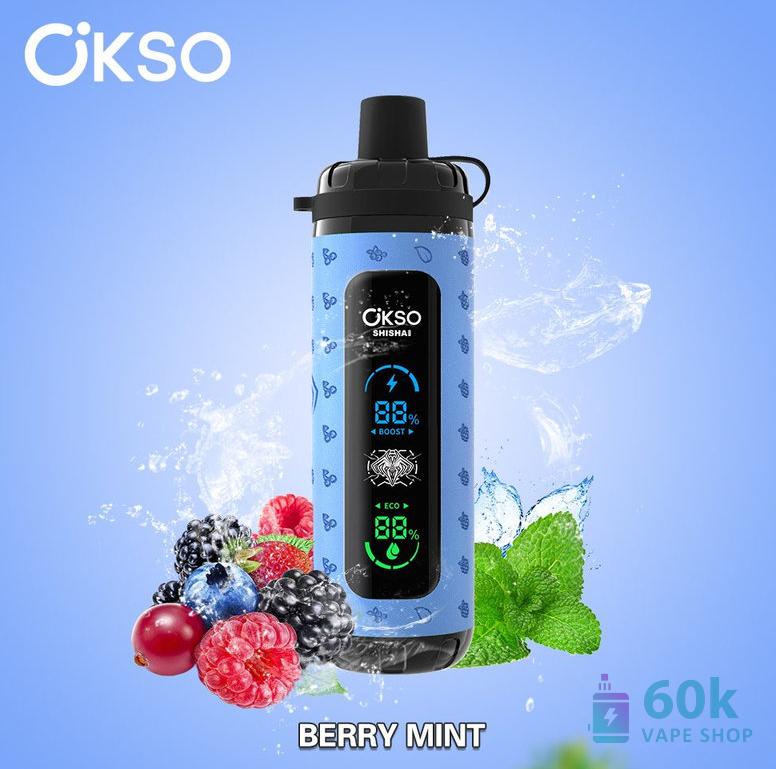 OKSO Shisha Max 40K Disposable Vape - Up to 40,000 Puffs with Mesh Coil - Pilt 3