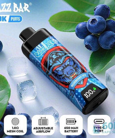 Razz Bar NEW 40000 Disposable Vape - LED Display & 40,000 Puffs alternatiivne vaade