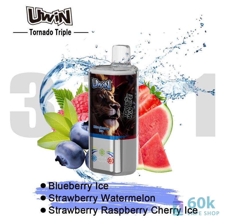 Uwin Tornado Triple 60000 - 3-in-1 Disposable Vape with Triple Flavors - Obraz 5