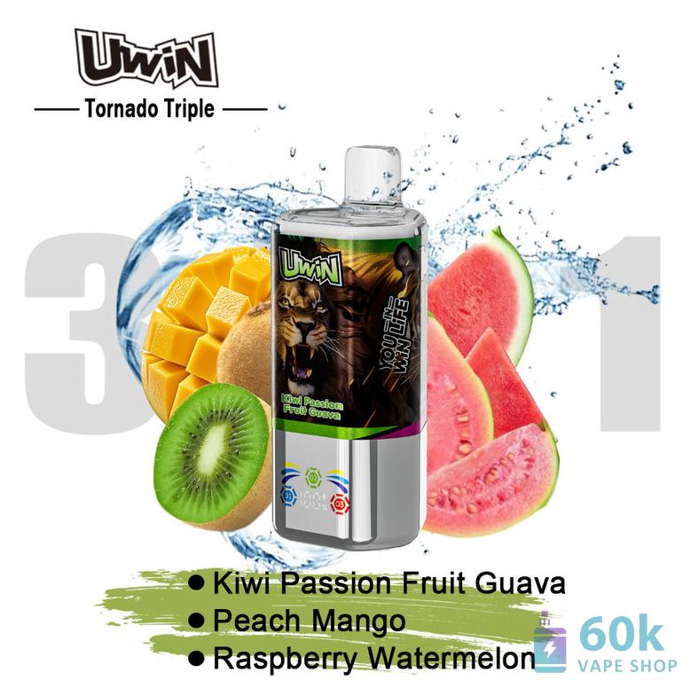 Uwin Tornado Triple 60000 - 3-in-1 Disposable Vape with Triple Flavors - Obraz 2