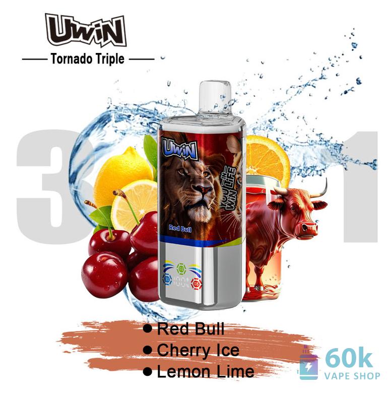 Uwin Tornado Triple 60000 - 3-in-1 Disposable Vape with Triple Flavors - Obraz 4